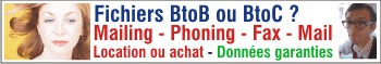 Fichiers cibl&eacute;s BtoB ou BtoC ? nous les cherchons pour vous...